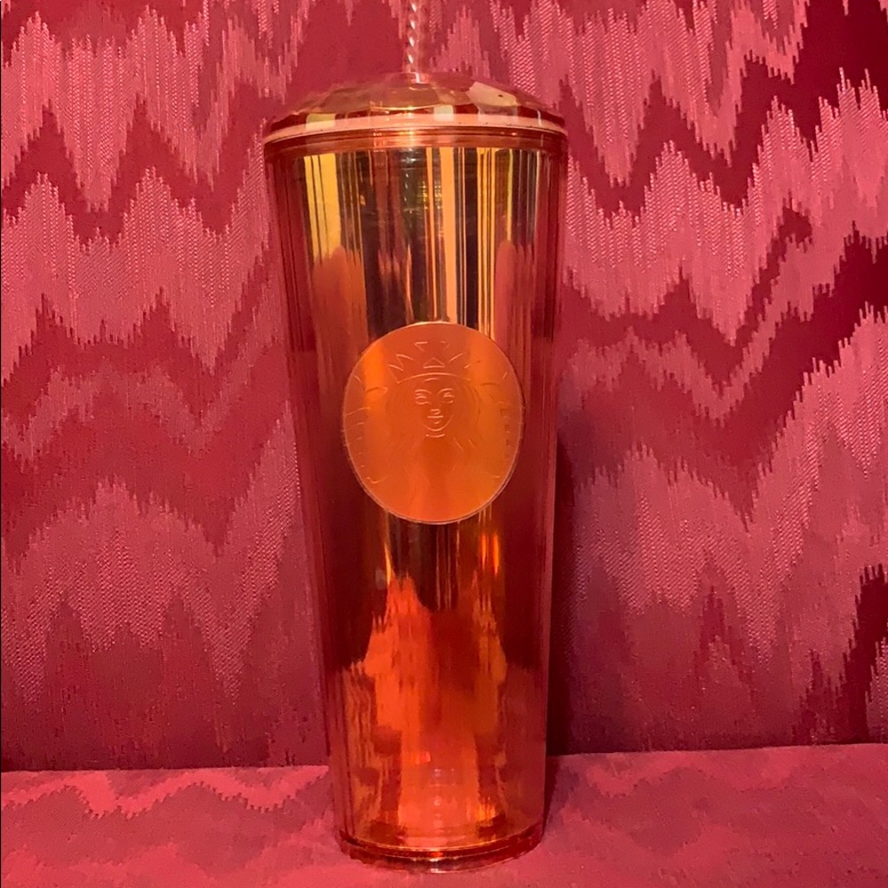 2020 Starbucks Iridescent Rose Gold 24oz cup